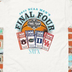Auburn Florida Duke Houston 2025 NCAA men's final four basketball Shirt